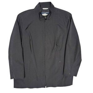 $1200 Marina Rinaldi Sport Zip Up Shell Jacket Made in Italy Japan Exclusive 27